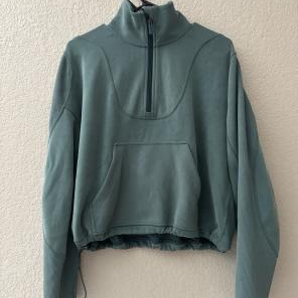 LULULEMON BRUSHED SOFTSTREME RIBBED HALF ZIP